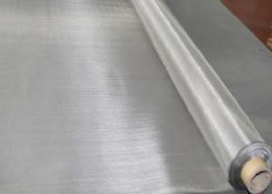 SUS 316 23.4mm 0.026mm Stainless Steel Screen Material Twill Dense Mesh