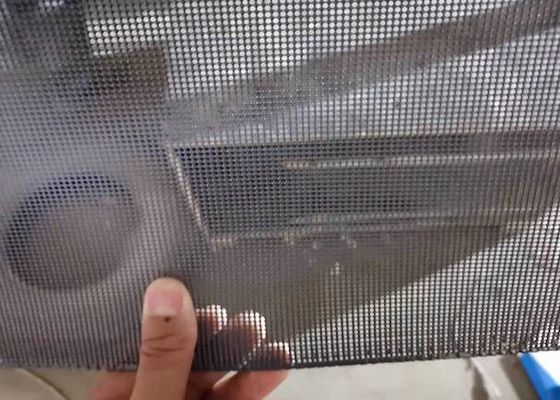 Black 30m / Roll Stainless Steel Diamond Mesh Anti Corrosion
