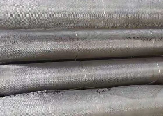 3/500 Dutch Weave Wire SS201 0.025mm 2mm Stainless Steel Woven Mesh