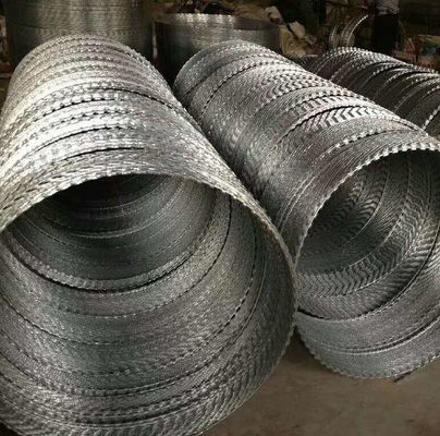 Low Carbon Steel Spiral Wire Blue Razor Barbed Wire