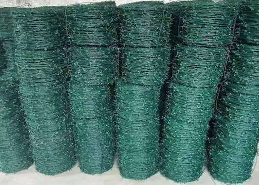 Low Carbon Steel Galvanized Spiral Razor Wire Barbed Wire Single Screw