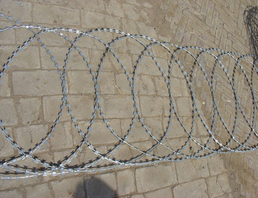 Stainless Steel Razor Barbed Wire Straight Razor Blade Barbed Wire Grass Green
