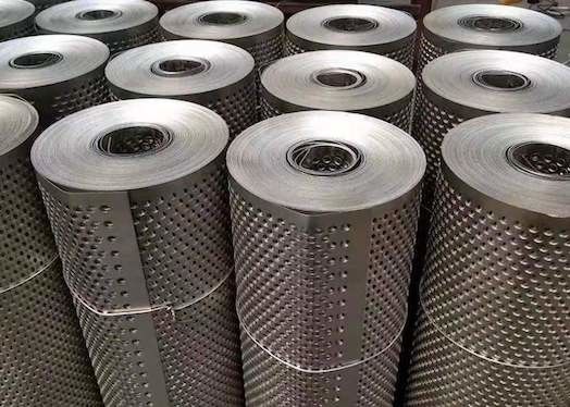 1.5m Perforated Metal Mesh SUS316 Perforated Wire Mesh Smooth Surface