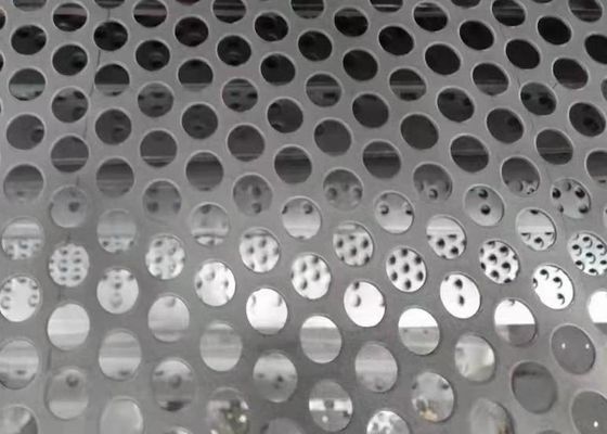 Galvanized Round Hole Perforated Sheet 0.5mm 200mm Perforated Grill Sheet