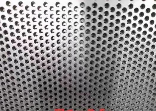 Spray Plastic Carbon Steel Mesh Metal Punching Perforated Mesh Sheet