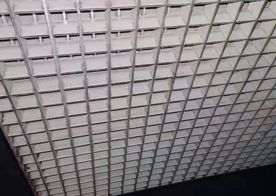 Ventilation 76mm Metal Mesh Grating SUS316 Steel Grid Flooring