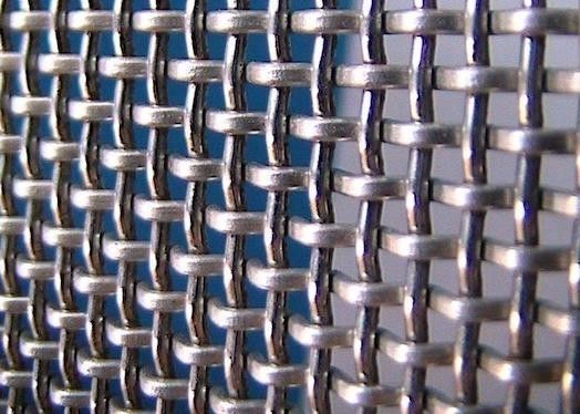 1 24 Mesh SS201 Crimped Wire Mesh Rolling Before Weaving