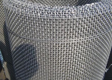 Alkali Resistant 30m/ Roll Woven Stainless Steel Mesh Crimped 304L Wire Mesh