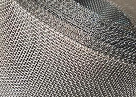 201 Stainless Steel Grid Mesh Bi Directional Bending 1m Crimp Wire Mesh 5m