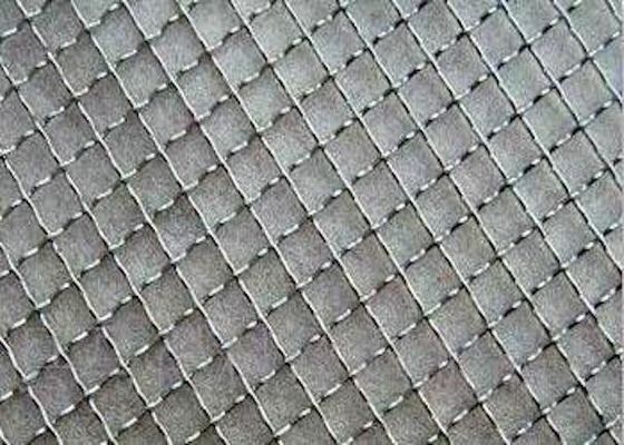 Unidirectional Bending Stainless Steel Grill Mesh 304 Heat Resisting Crimp Wire Mesh