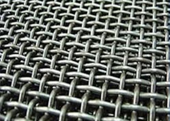 4.8mm 316 Stainless Steel Crimped Wire Mesh Corrosion Resistance