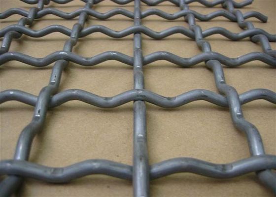 Rolling Before Weaving Crimped Wire Mesh 30m/ Roll Galvanized Black Steel