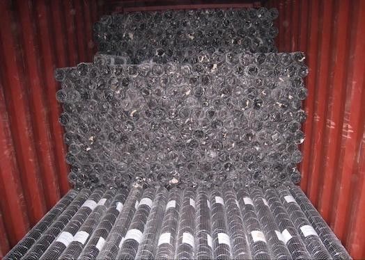 Electro Galvanizing Inner 0.3mm 2.0mm Hexagonal Wire Netting Zinc Loading 10g/M2 Gabion