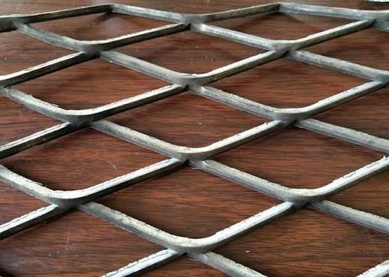 316L SUS Plate 0.2m Diamond Wire Mesh 2m Mesh Expanded Metal High Temperature Resistance