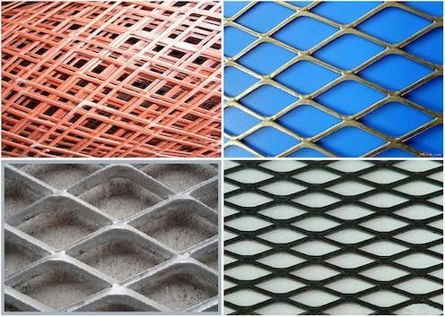 316L SUS Plate 0.2m Diamond Wire Mesh 2m Mesh Expanded Metal High Temperature Resistance