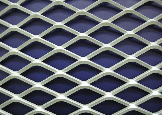 Aluminum Plate 0.5m Expandable Wire Mesh 12m Expanded Aluminium Mesh