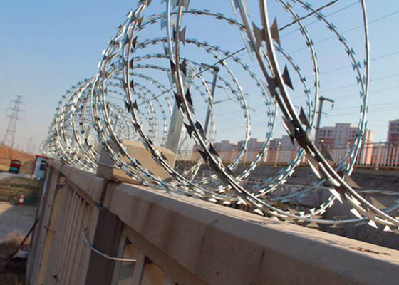 Blue Prison Razor Wire Razor Wire Flat Wrap Good Resistance Effect