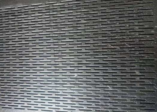 SS201 Punching Uniform Mesh Perforated Metal Panels Sound Insulation