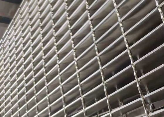 Dissipate Heat 100mm Metal Mesh Grating 304 Stainless Steel Gratings