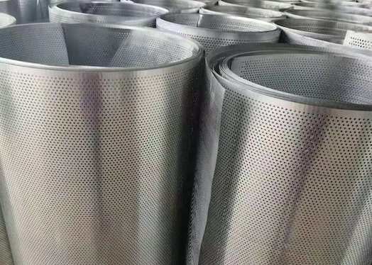 Spray Plastic Carbon Steel Mesh Metal Punching Perforated Mesh Sheet