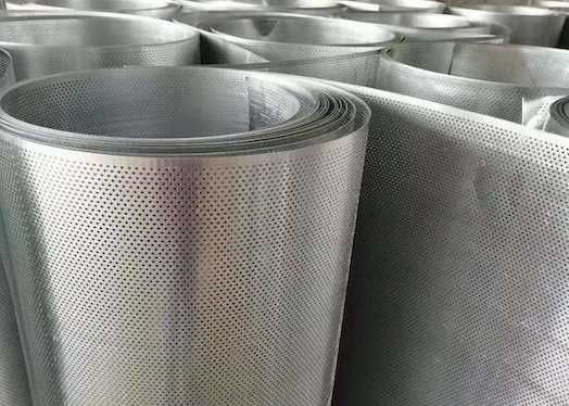 Stainless Steel 316L Perforated Metal Screens 0.2mm 20mm Round Perforated Metal
