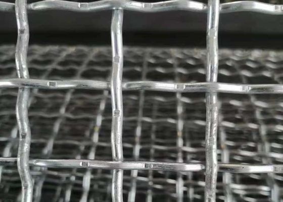 1 24 Mesh SS201 Crimped Wire Mesh Rolling Before Weaving