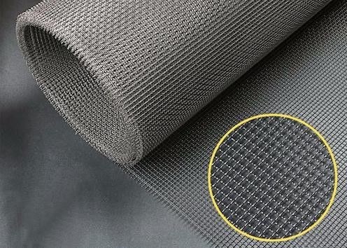 1 24 Mesh SS201 Crimped Wire Mesh Rolling Before Weaving