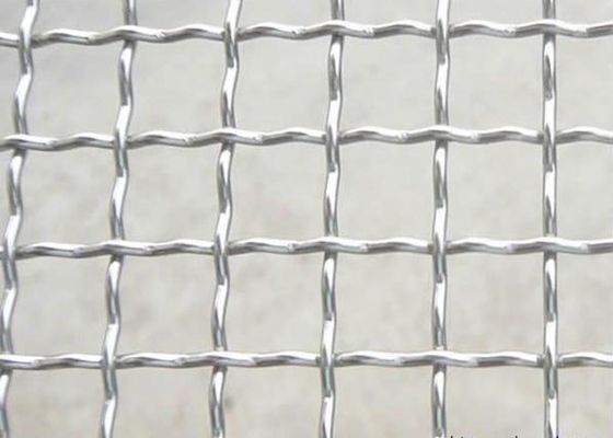 201 Stainless Steel Grid Mesh Bi Directional Bending 1m Crimp Wire Mesh 5m