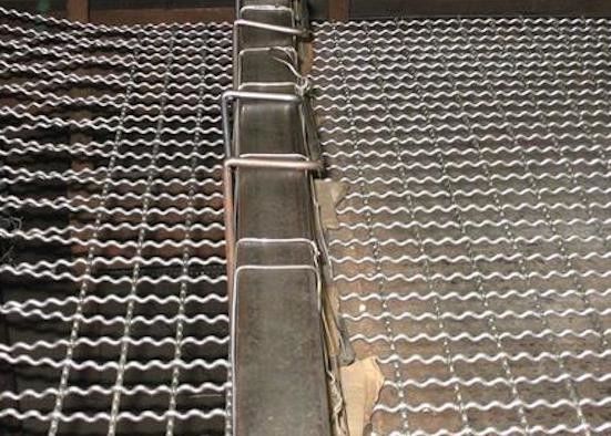 Rolling Before Weaving Crimped Wire Mesh 30m/ Roll Galvanized Black Steel