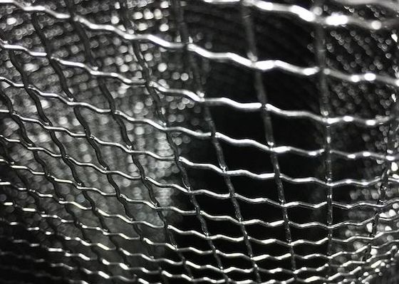 Alkali Resistant 30m/ Roll Woven Stainless Steel Mesh Crimped 304L Wire Mesh