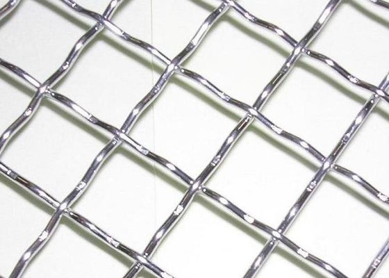 Iron Wire Mesh Bi Directional Wave Separation Bending Galvanized Crimped Wire Mesh