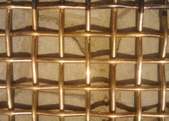 4.8mm 316 Stainless Steel Crimped Wire Mesh Corrosion Resistance