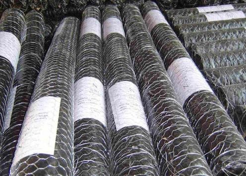 Low Carbon Steel Galvanized Hexagonal Wire Mesh 35kg/M2 Large Size Twist Mesh