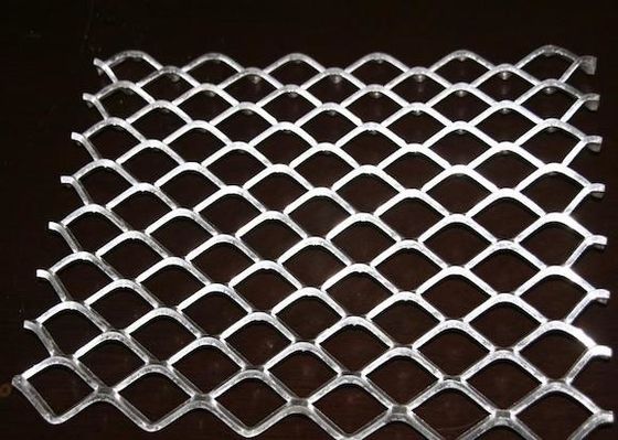 SUS304 2.5mm Stretch Steel Expanded Mesh Sheets 100mm Mechanical Equipment Protection