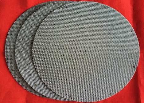 5mm Metal Mesh Filter Screen 600mm Black Cloth Multi Layer Spot Welding Extruder Screen